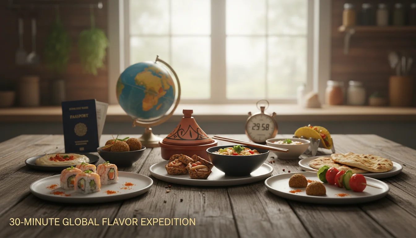 Flavor Expedition Now - 30-Minute - 30-Minute Global Flavor Expedition - Embark whirlwind taste - Gemini Auto Post